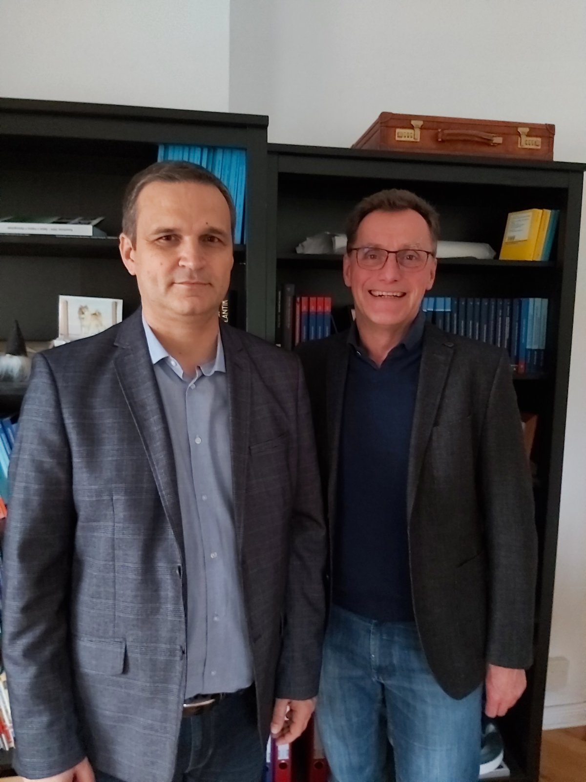 Проф. Т.Рьольке і проф. Ю.Є.Кійко